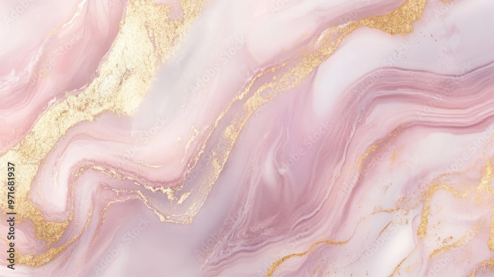 Pink and gold marble texture, soft and elegant marble generative ai Pink and gold marble texture, soft and elegant marble generative ai