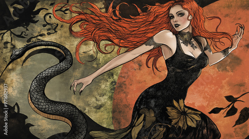 Lilith the female demon, Adam's first wife, Biblical characters