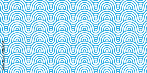 Abstract Overlapping creative diamond circle abstract blue pattern background with waves texture. geometric digital fabric pattern circles floral and spiral round lapping blue retro background.