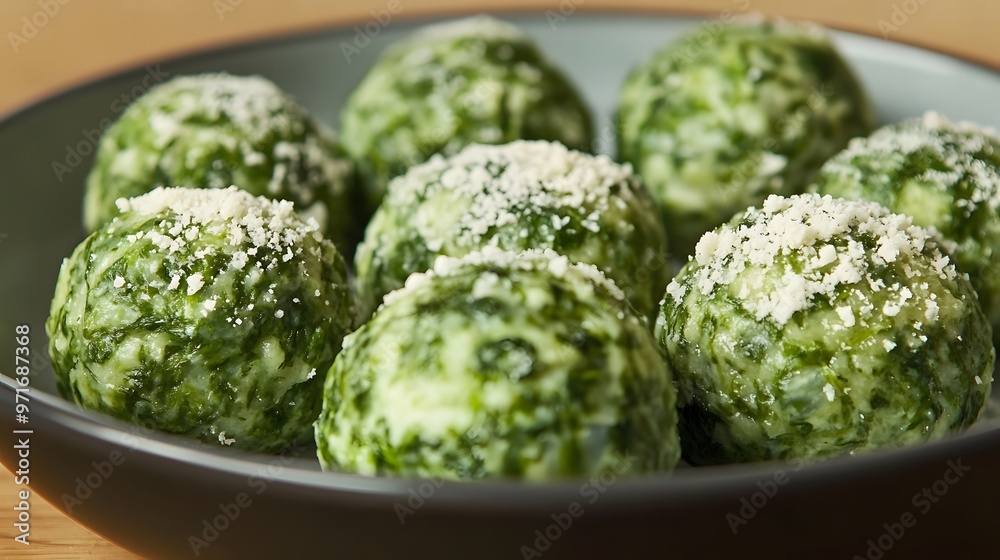 Spinach dumplings with Parmesan Spinach dumplings with Parmesan