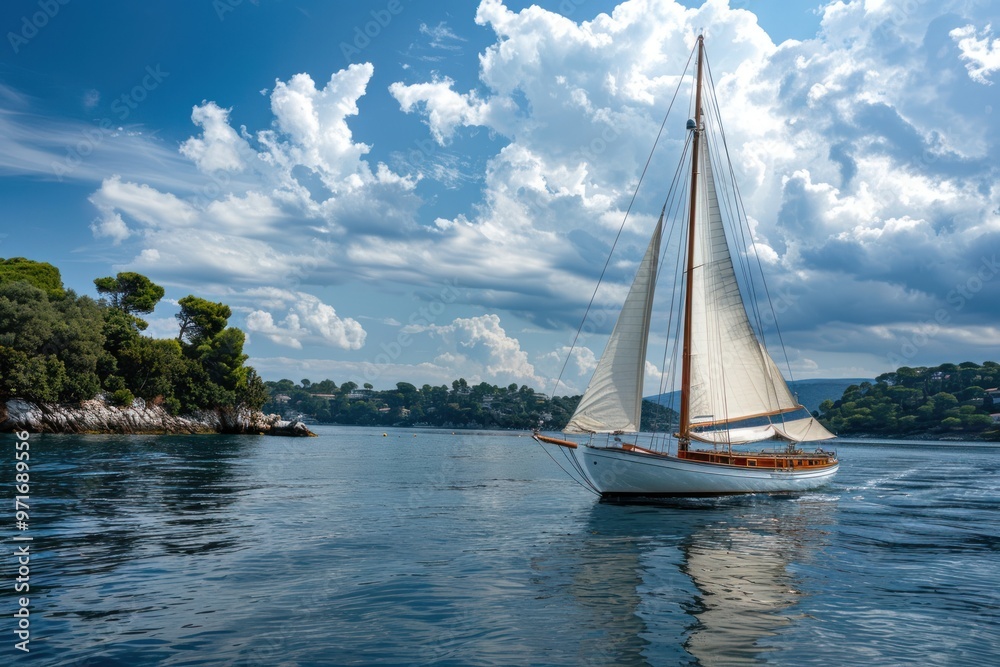 Obraz premium sailing boat