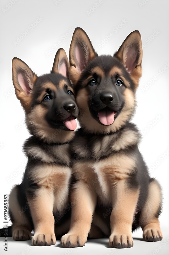 this German shepherd puppy image is sure to delight.