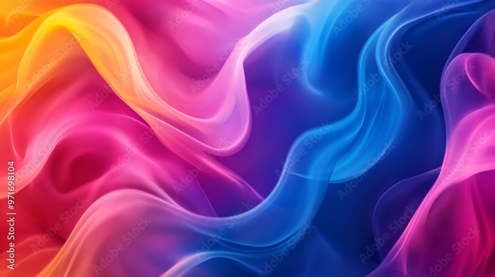 Fototapeta premium abstract colors gradient background, generative ai