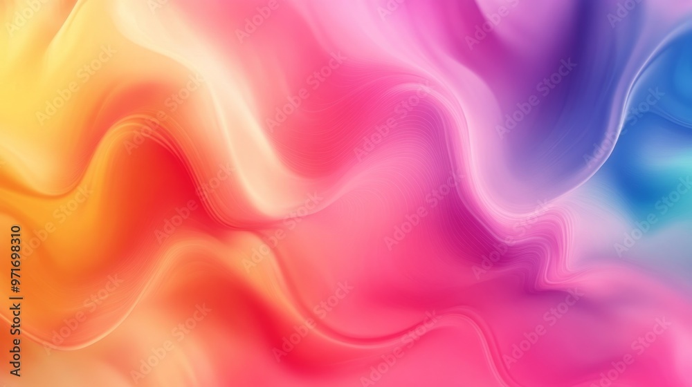 Fototapeta premium abstract colors gradient background, generative ai