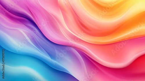 abstract colors gradient background, generative ai