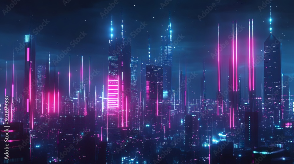 Neon Cityscape Neon Cityscape