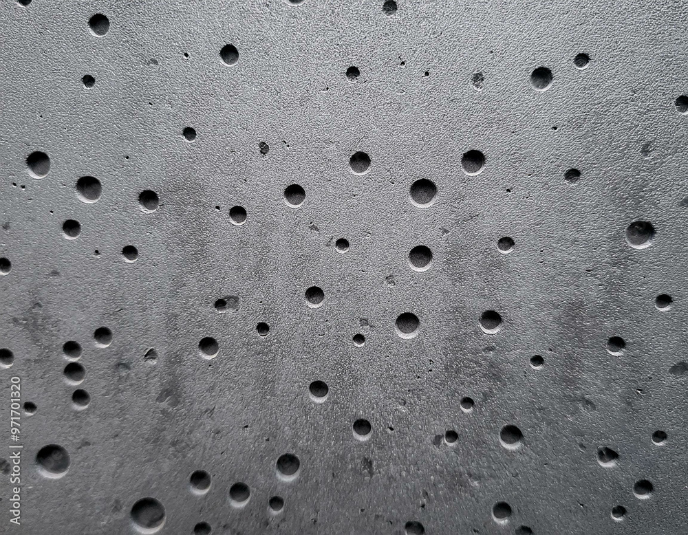 A detailed image of smooth, polished concrete with visible air bubbles, giving a modern, min A detailed image of smooth, polished concrete with visible air bubbles, giving a modern, min