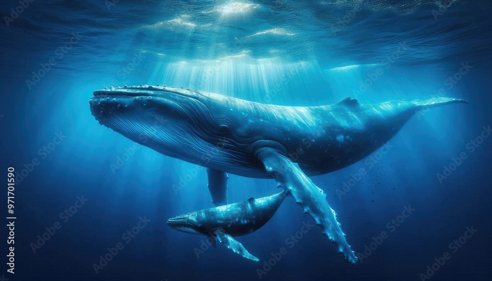 Fototapeta premium Blue Whale