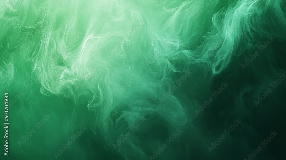 Obraz premium abstract green gradient background generative ai