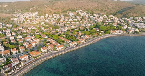 4K drone landscape from Urla, Izmir	 photo