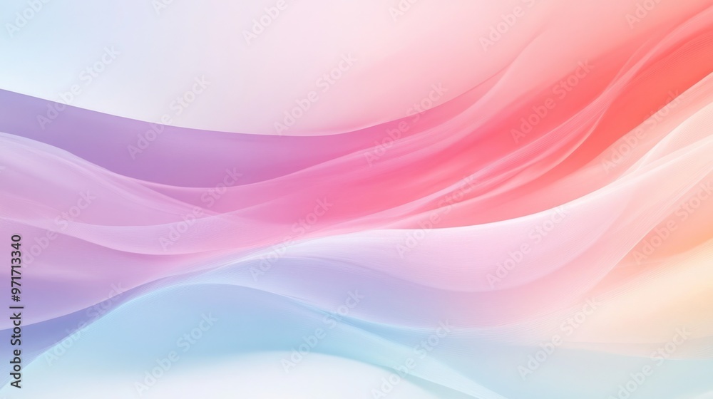Fototapeta premium abstract pastel colors gradient background generative ai