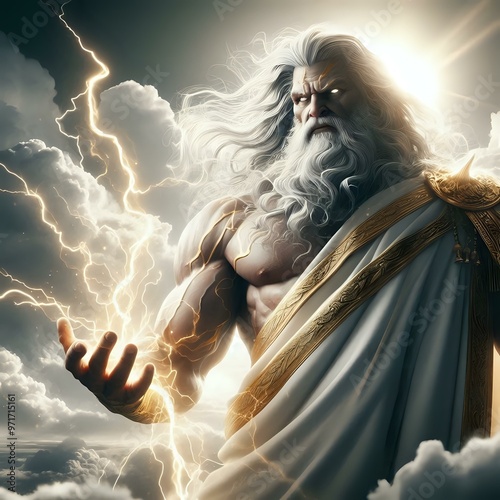 A portrait of Zeus