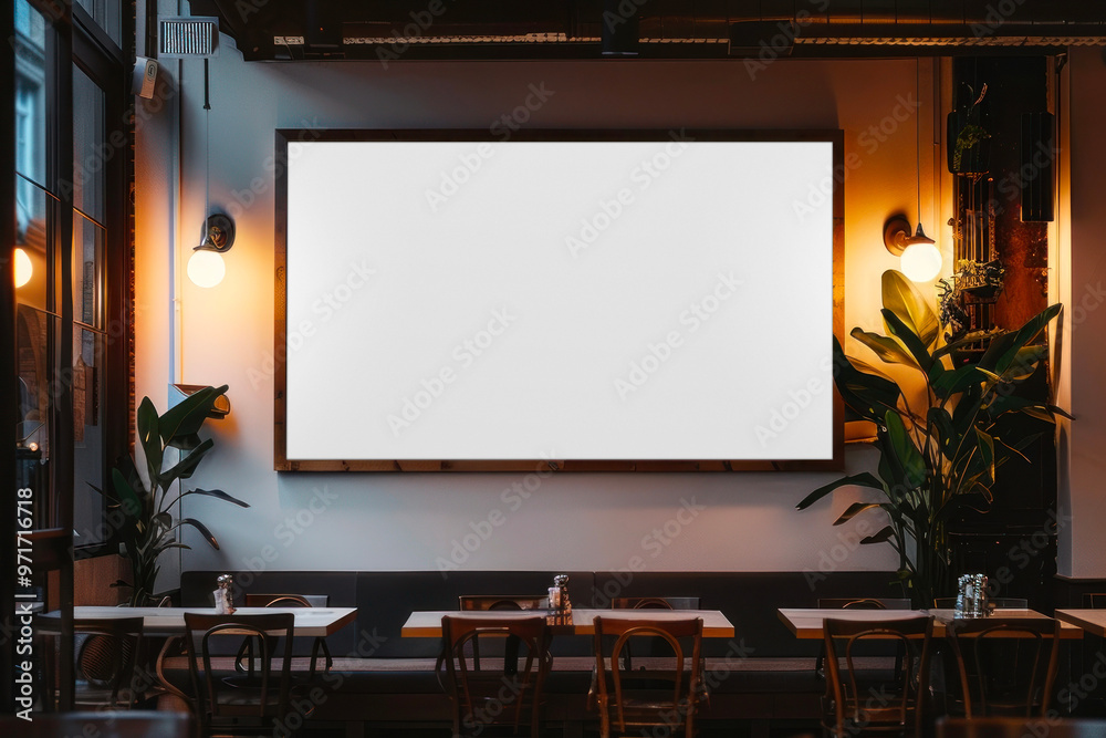 PNG Restaurant picture frame mockup, transparent design PNG Restaurant picture frame mockup, transparent design