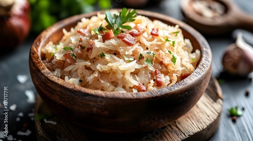 Sauerkraut with bacon