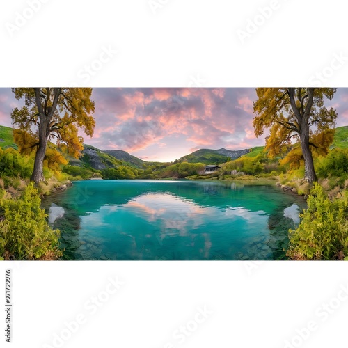Beautiful nature landscape