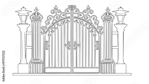 2D iron gate