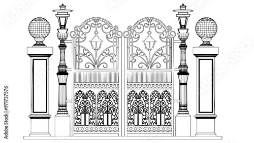 2D iron gate
