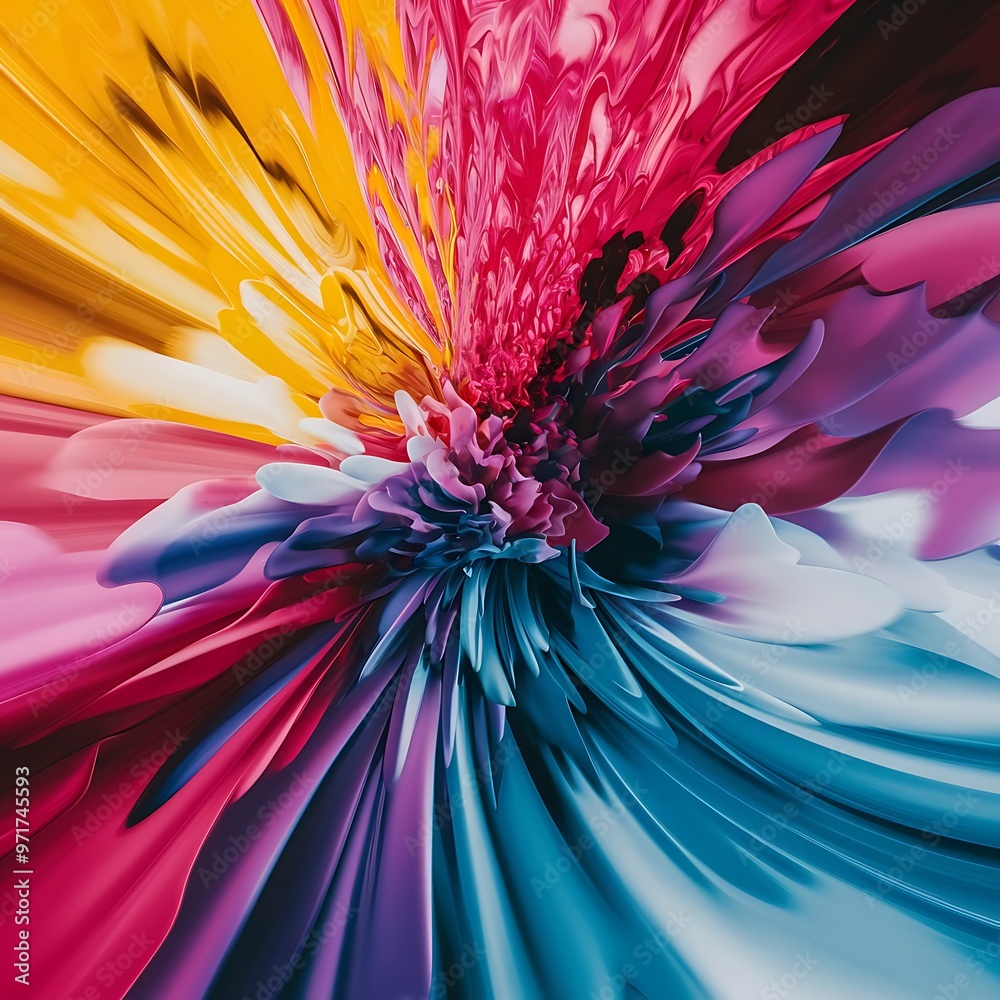 Obraz premium Abstract colorful blurred background, motion concept