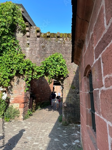 Obraz na płótnie Dans les rues de Collonges-la-rouge w salonie
