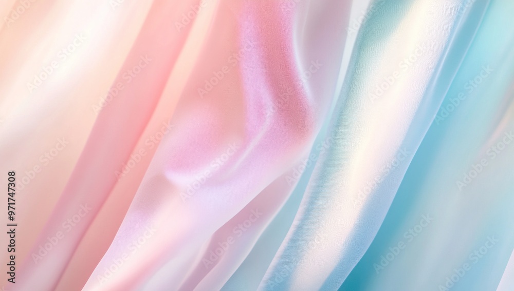Abstract Pastel Fabric Background
