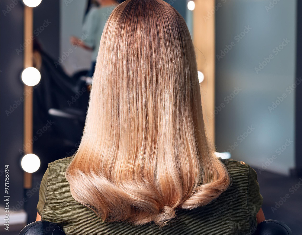 Naklejka premium hair model