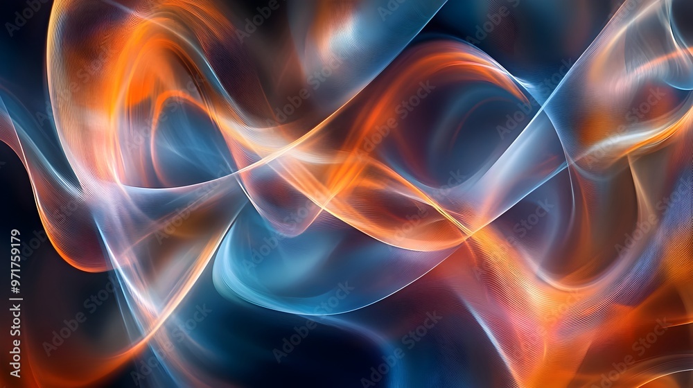 Swirling Fiery Flames in Dynamic Abstract Motion Swirling Fiery Flames in Dynamic Abstract Motion