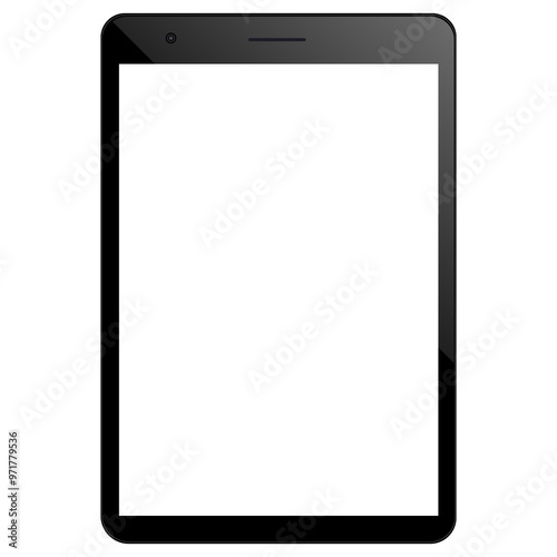 tablet vector illustration with white background