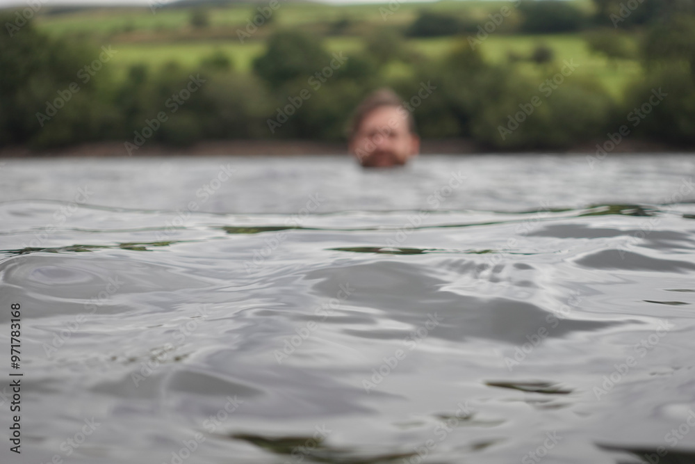 Fototapeta premium Man and Water - Nature - Great Outdoors