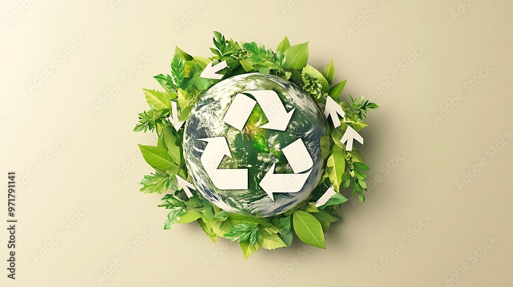 Ecology and green environment and ESG concept illustration design ...