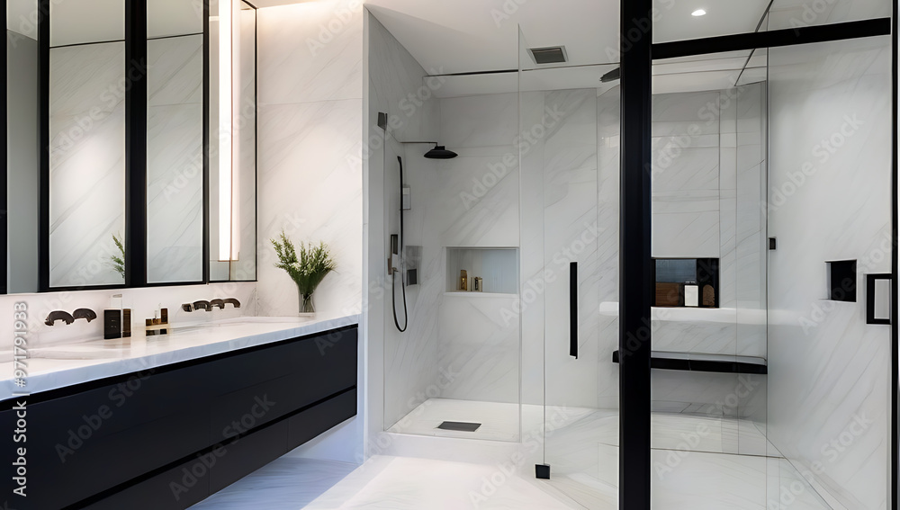 luxury bathroom steam shower marble accents mirrors luxury bathroom steam shower marble accents mirrors