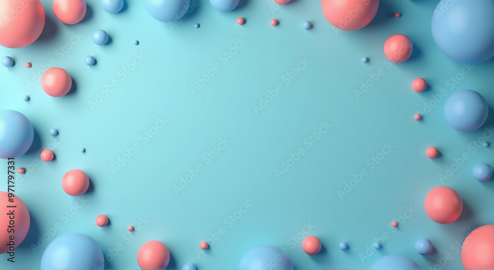 balloons on a blue background balloons on a blue background