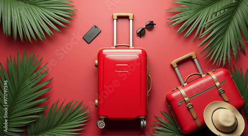 red christmas tree