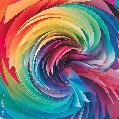 Wallpaper Mural Colorful abstract background. Copy space Torontodigital.ca