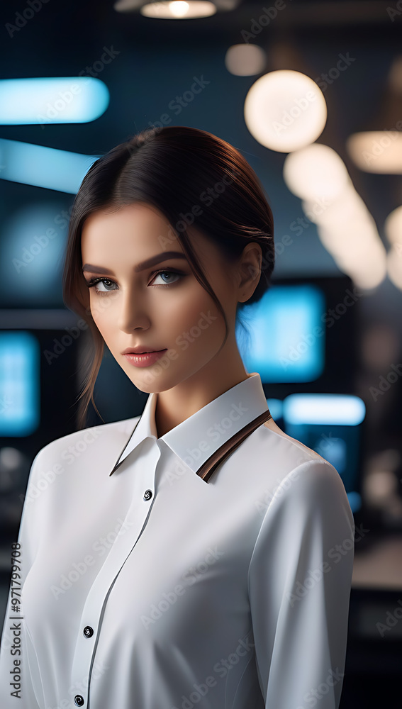 Fototapeta premium ai models designing clothing blending human creativity machine precision