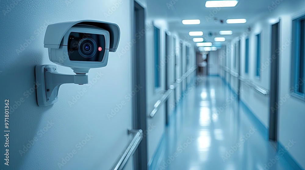 Security Surveillance Camera in a Hospital Corridor Ensuring Safety Security Surveillance Camera in a Hospital Corridor Ensuring Safety