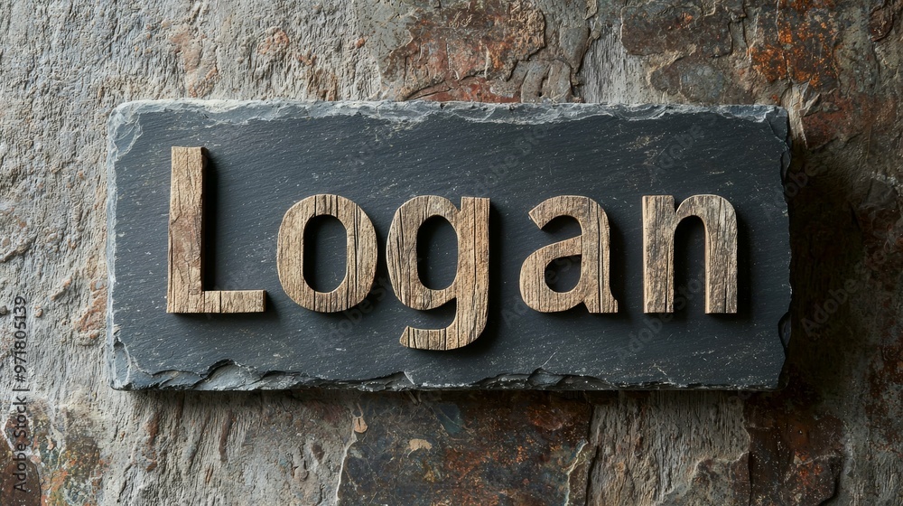 Slate Stone personalized name postcard perfect for decor. Slate Stone personalized name postcard perfect for decor.