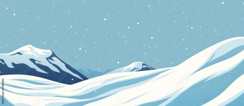 Snowy Mountain Surface Texture Flat Snow Pattern Background Snowy Mountain Surface Texture Flat Snow Pattern Background