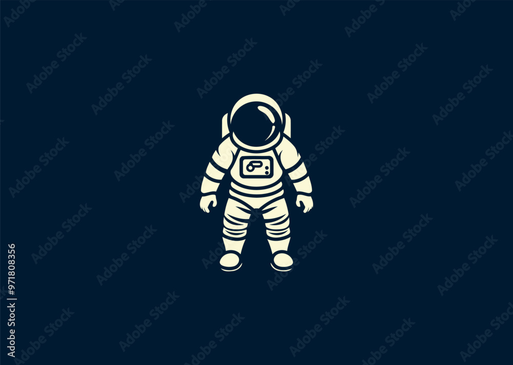 Vector illustration of Astronaut Logo Design Vector illustration of Astronaut Logo Design