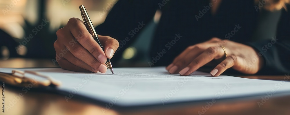 Legal authority signing a document during a session, emphasizing the finality of legal decisions, Legal authority session, legal documentation