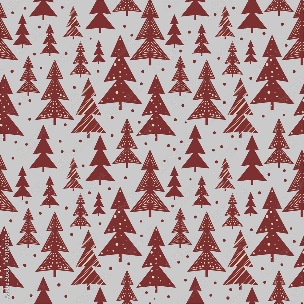 christmas seamless pattern. Happy New Year christmas seamless pattern. Happy New Year