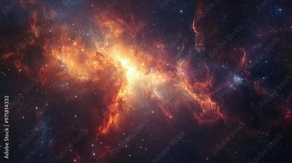 Obraz premium Deep space nebulae.