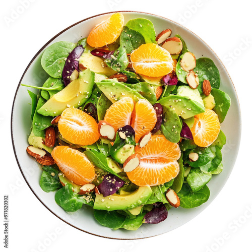 Delicious Plate of Salad wi...