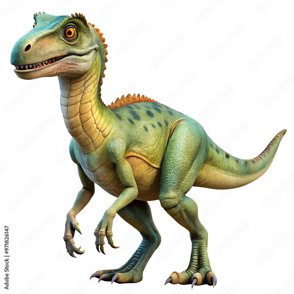 A vibrant, cartoon-style dinosaur standing proudly. Perfect for education, kids' themes, or prehistoric artwork. A vibrant, cartoon-style dinosaur standing proudly. Perfect for education, kids' themes, or prehistoric artwork.