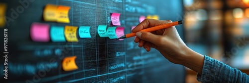 Planning and Organizing with Sticky Notes