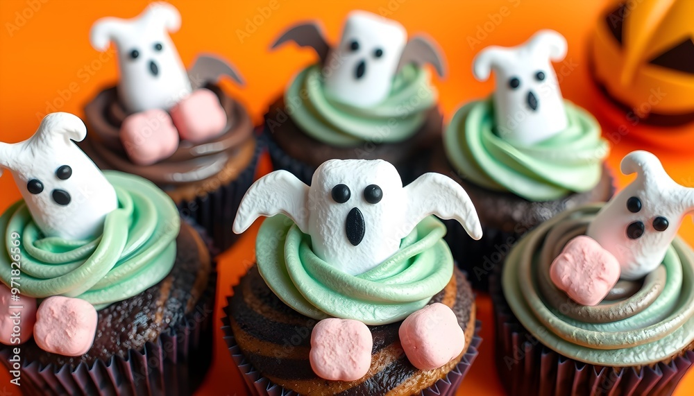 Ghostly Cupcakes Ghostly Cupcakes