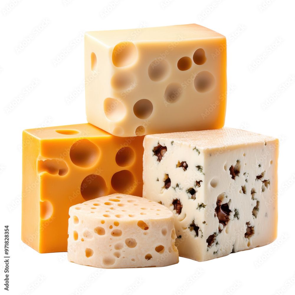 An assortment of delicious cheeses showcasing different textures and flavors perfect for culinary creativity and cheese platters. An assortment of delicious cheeses showcasing different textures and flavors perfect for culinary creativity and cheese platters.