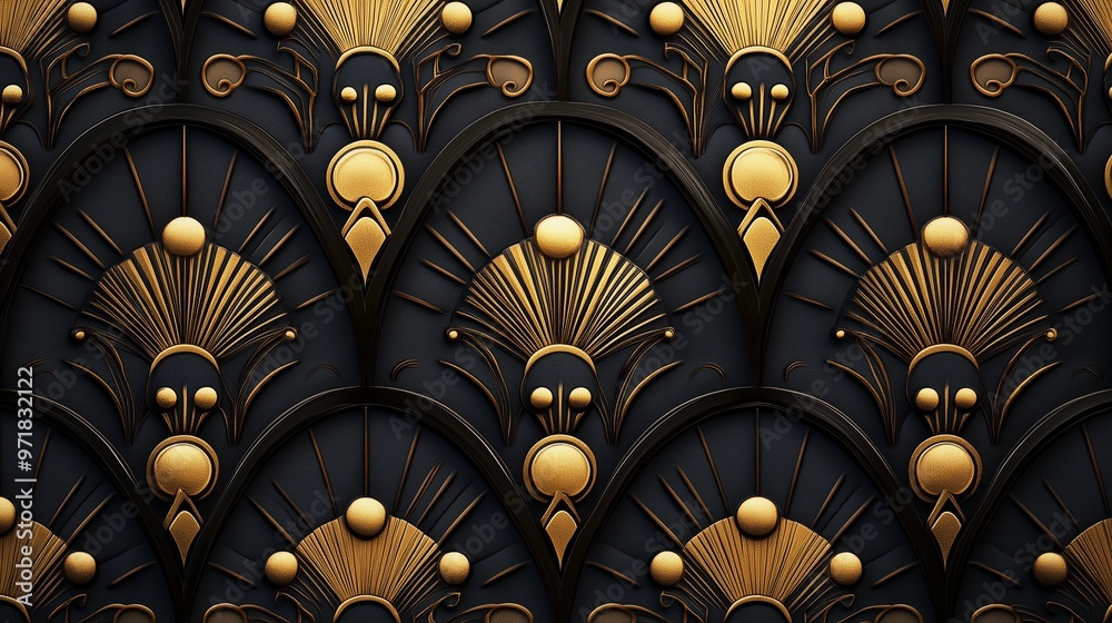 Art Deco repeating patterns