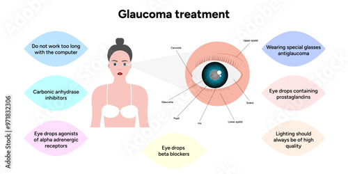 Glaucoma treatment medical information and anatomy ophthalmologist