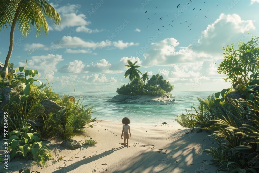 Naklejka premium A child makes a life-changing decision that will have a lasting impact on their future