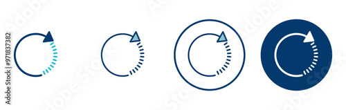 Refresh icon vector isolated on white background. Reload icon vector. Update icon. convert icon